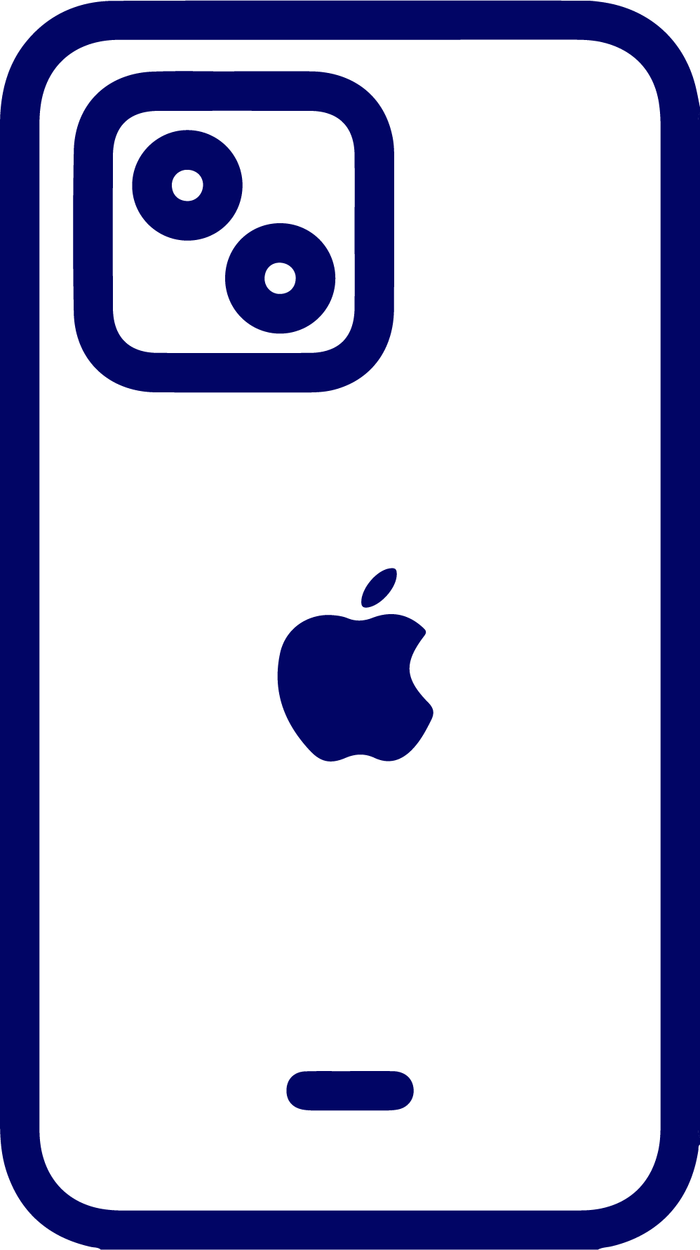 Home button icon representing phone button or navigation key repair