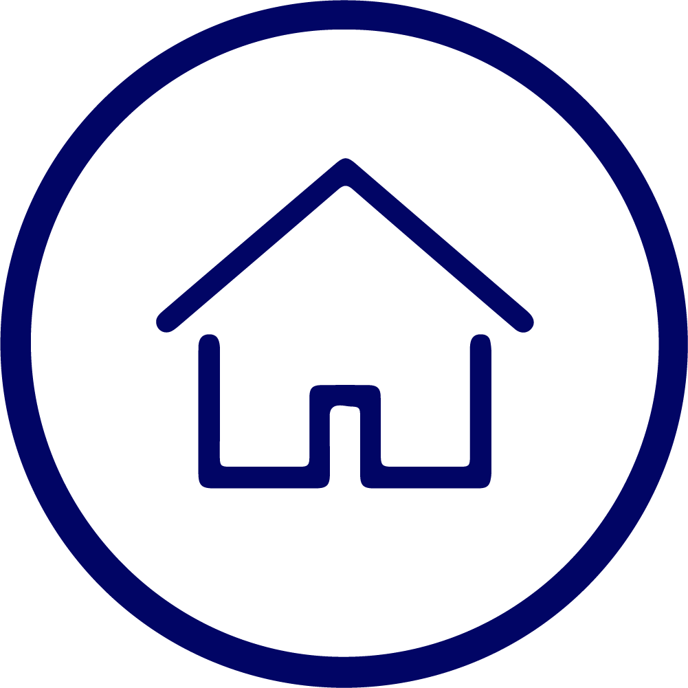 Home button icon representing phone button or navigation key repair